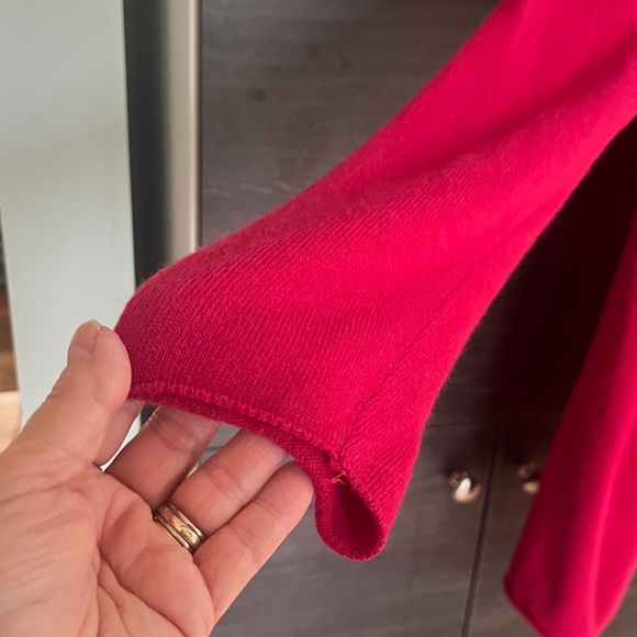 EUC Belladina made In Italy Dark Pink Wool & Cashmere - Picture 4 of 8